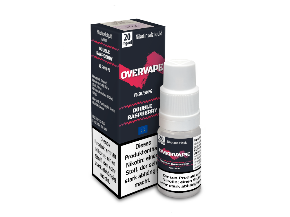 Overvape - Nikotinsalz Liquid - Double Raspberry - 20 mg/ml