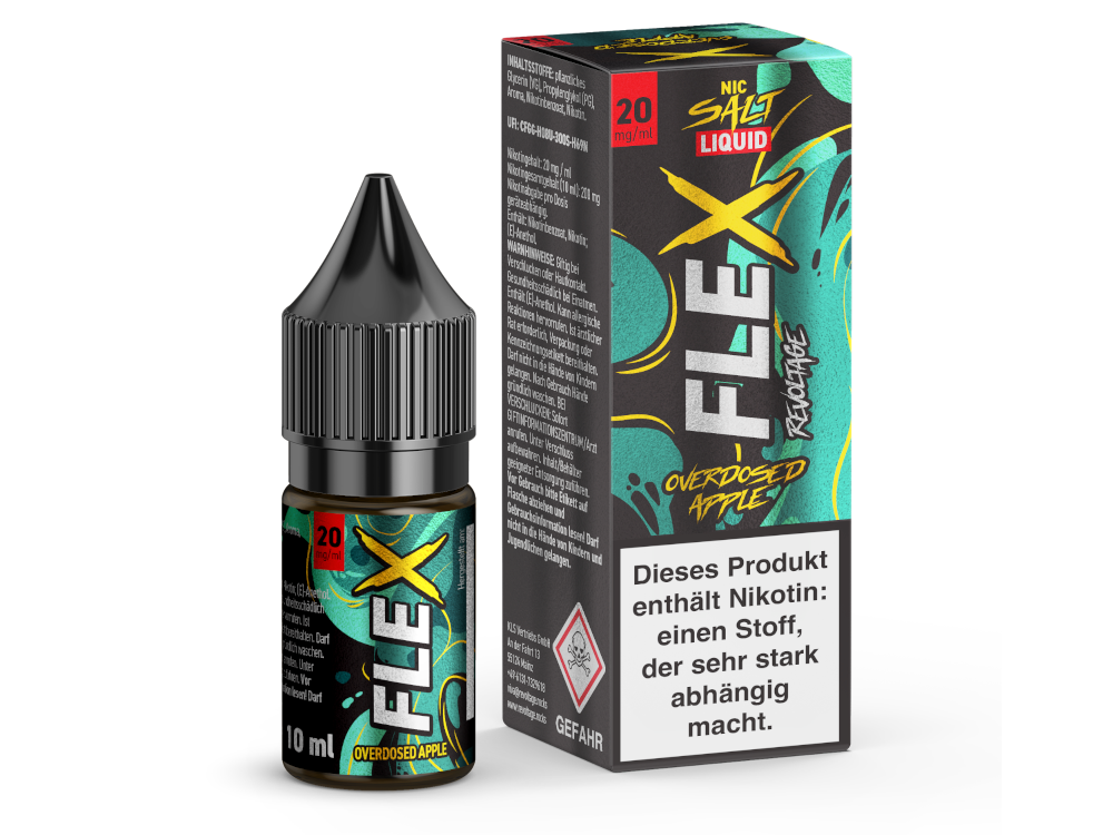Revoltage - FLEX Nikotinsalz Liquid - Apple - 20 mg/ml