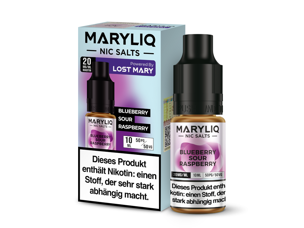 MARYLIQ - Nikotinsalz Liquid - Blueberry Sour Raspberry