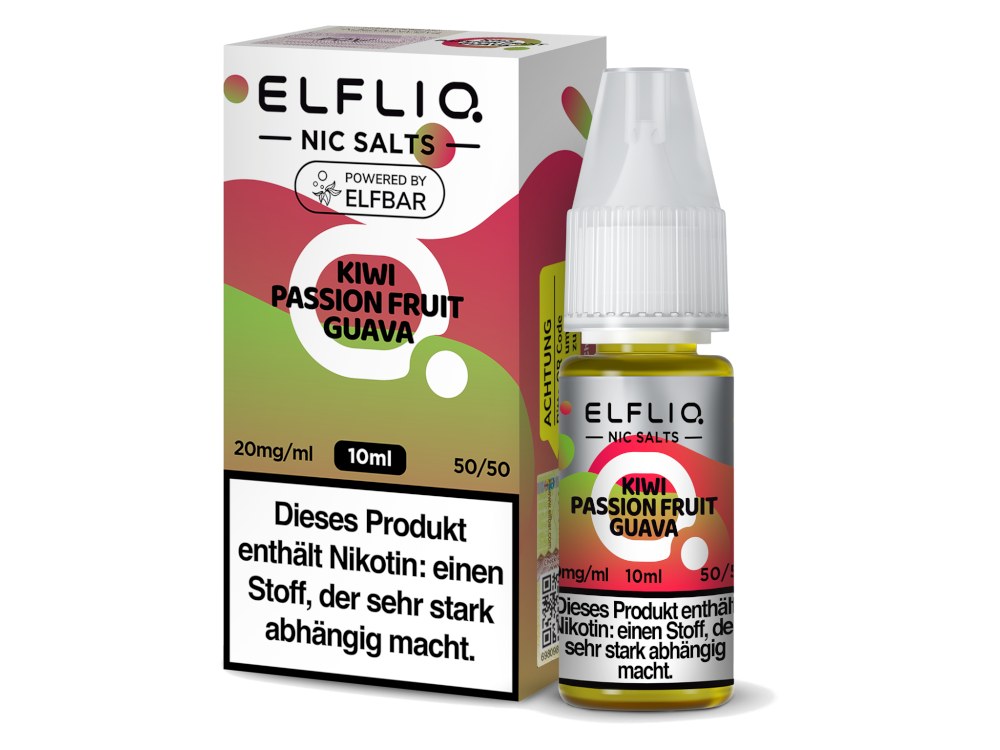ELFLIQ - Kiwi Passion Fruit Guava - Nikotinsalz Liquid - 20 mg/ml