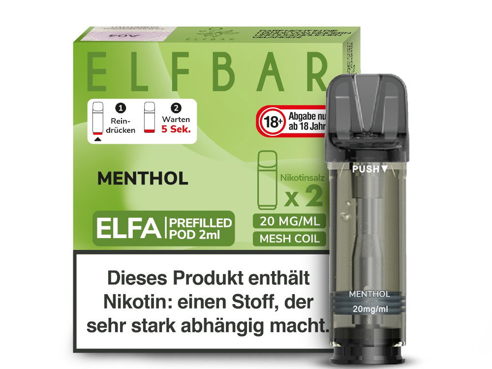 Elfbar Elfa Pod 20 mg/ml - Prefilled - Menthol