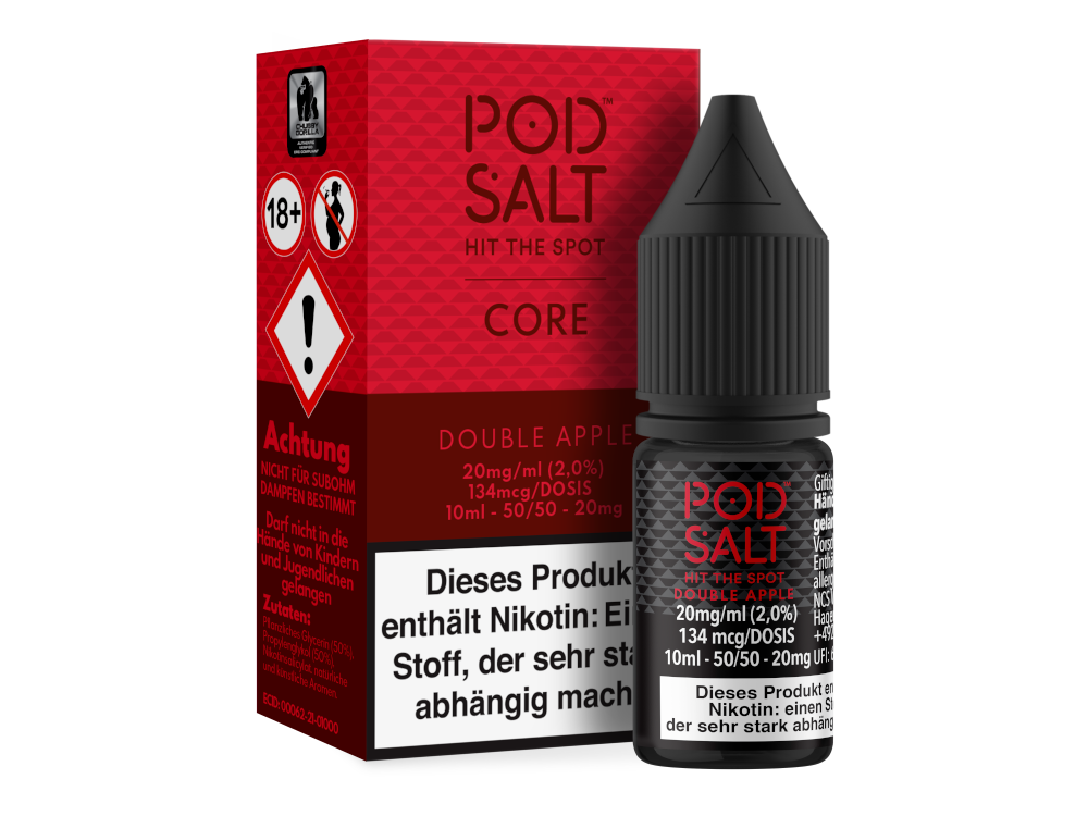 Pod Salt Core - Nikotinsalz Liquid - Double Apple - 20 mg/ml