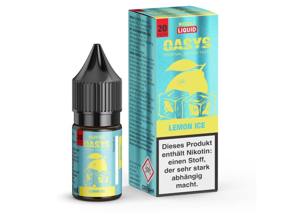 Revoltage OASYS - Hybrid Nikotinsalz Liquid - Lemon Ice - 20 mg/ml
