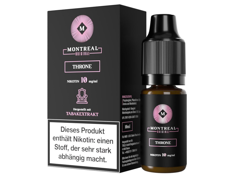Montreal Original - Nikotinsalz Liquid - Throne - 10 mg/ml