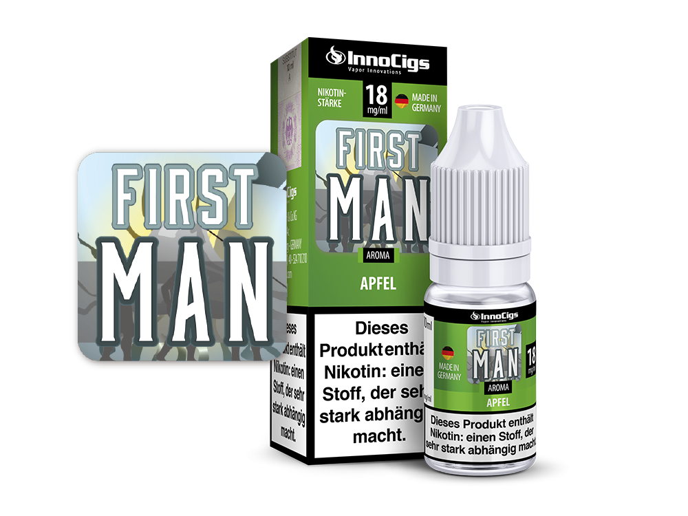 First Man Apfel Aroma - Liquid für E-Zigaretten - 18 mg/ml