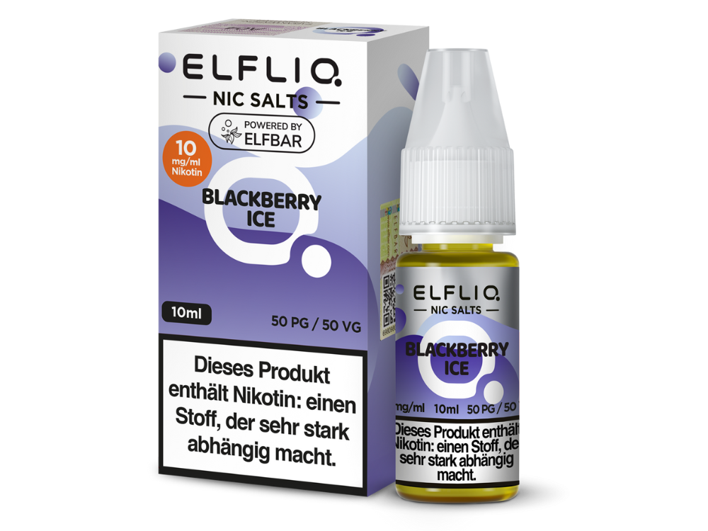 ELFLIQ - Blackberry Ice - Nikotinsalz Liquid - 10 mg/ml
