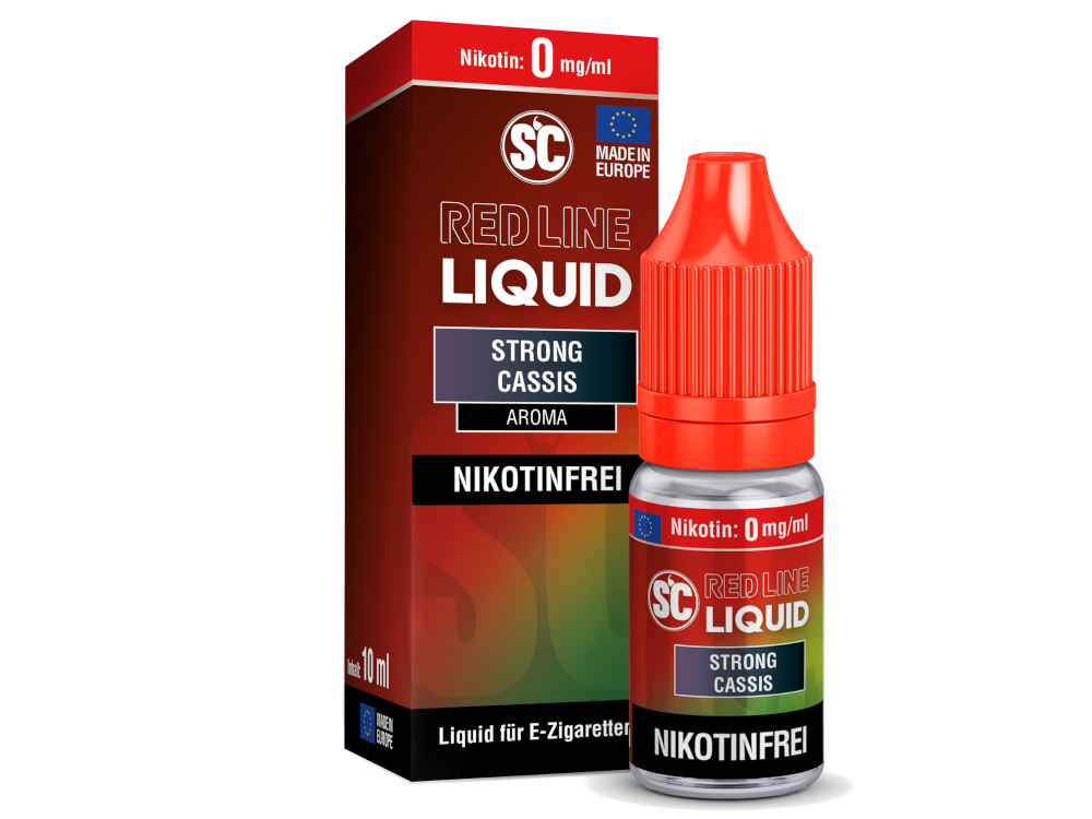 SC - Red Line - Strong Cassis V2 - Nikotinsalz Liquid - 0 mg/ml
