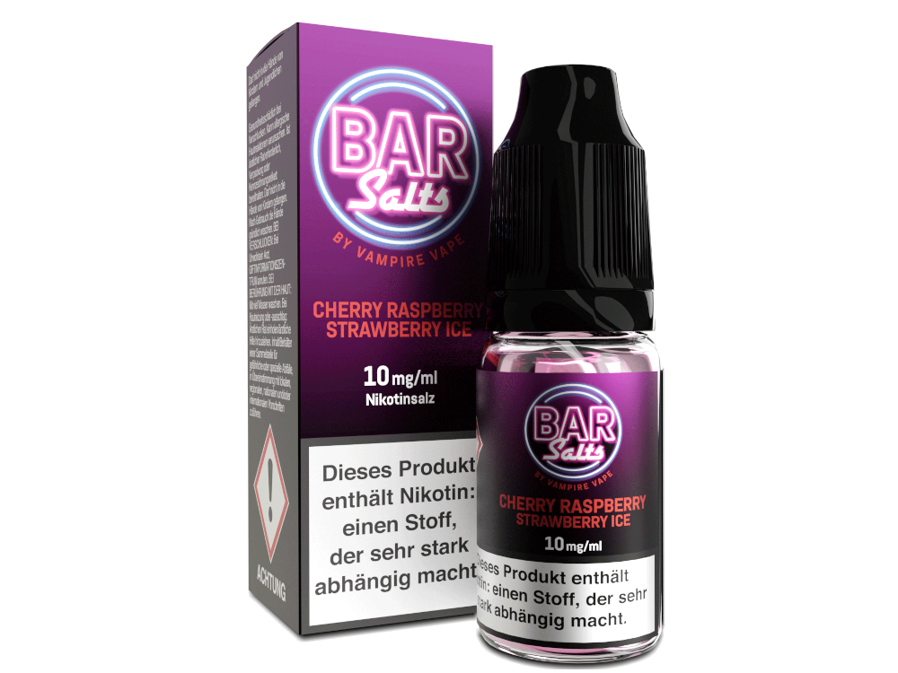 Vampire Vape - Bar Salts - Nikotinsalz Liquid - Cherry Raspberry Strawberry Ice