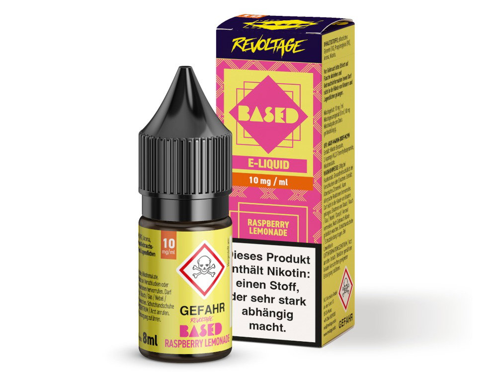 Revoltage - BASED - Hybrid Nikotinsalz Liquid - Raspberry Lemonade - 10 mg/ml