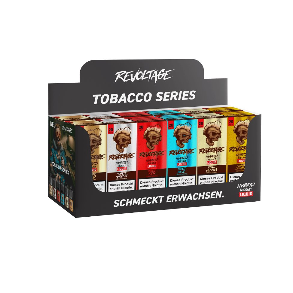 Revoltage - Tobacco Series Display bestückt 20 mg/ml