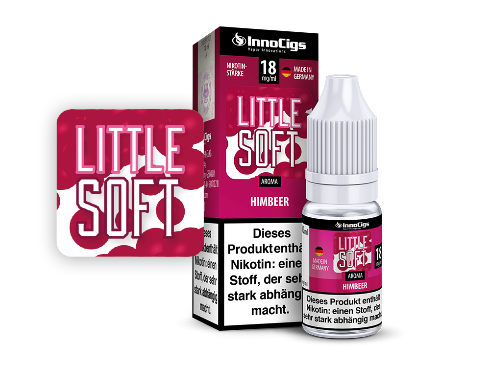Little Soft Himbeer Aroma - Liquid für E-Zigaretten - 18 mg/ml