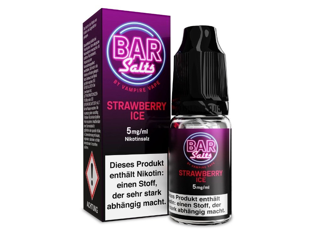 Vampire Vape - Bar Salts - Nikotinsalz Liquid - Strawberry Ice - 5 mg/ml