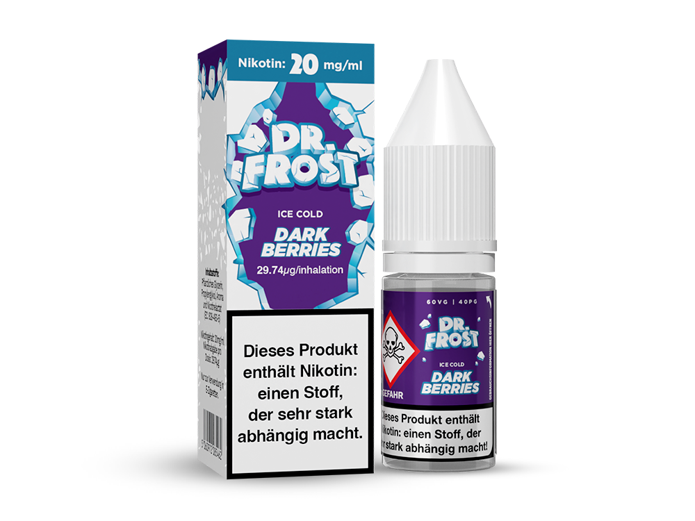Dr. Frost - Ice Cold - Nikotinsalz Liquid - Dark Berries - 20 mg/ml