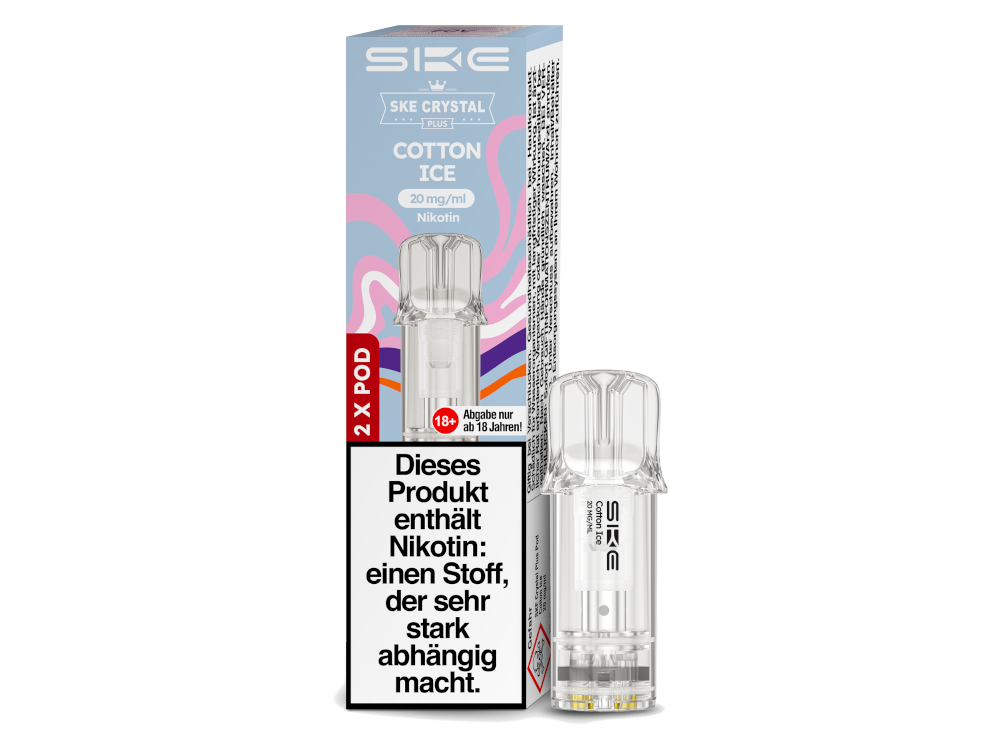 SKE - Crystal Plus Pod Blueberry Cherry Blackberry 20 mg/ml (2 Stück pro Packung)