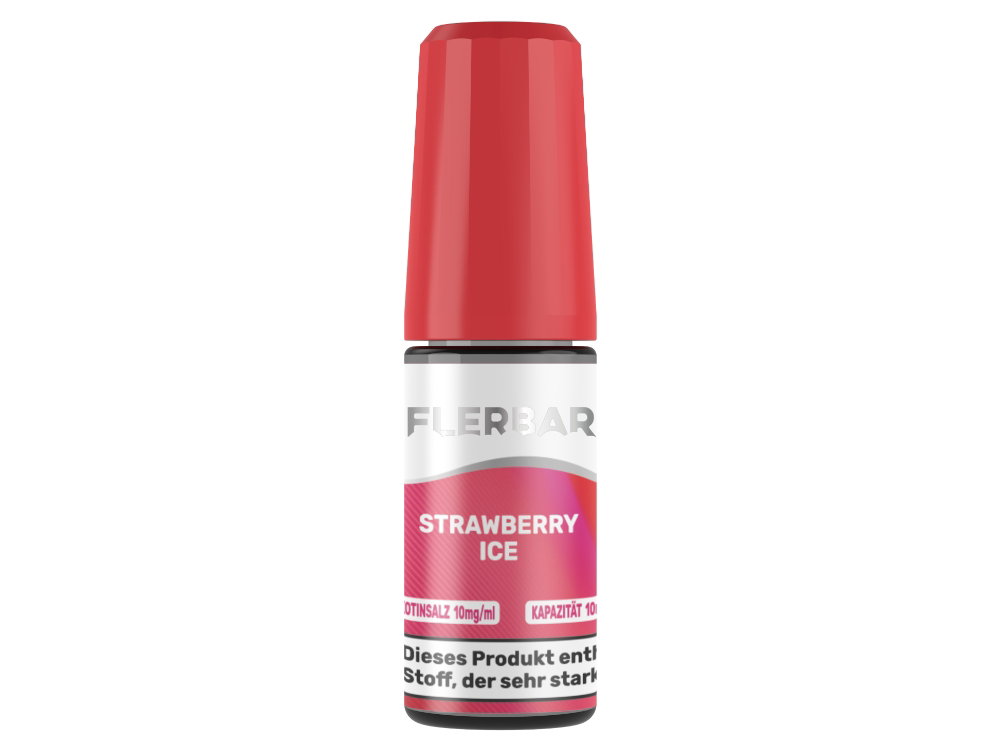 Flerbar Liquid - Nikotinsalz Liquid - Strawberry Ice - 10 mg/ml