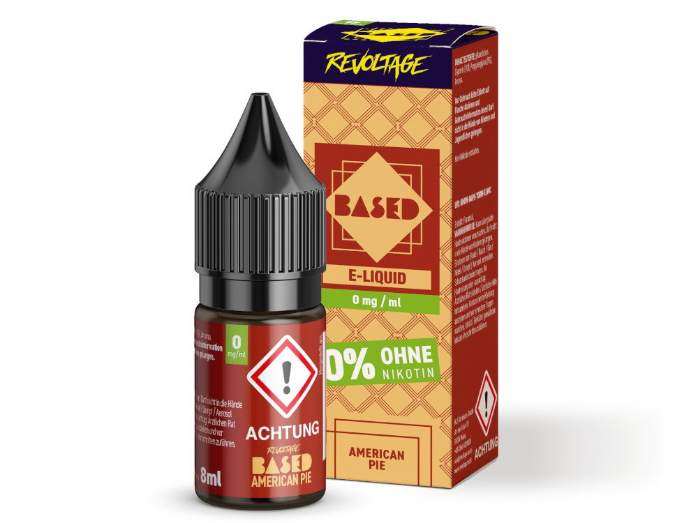 Revoltage - BASED - Hybrid Nikotinsalz Liquid - American Pie - 0 mg/ml