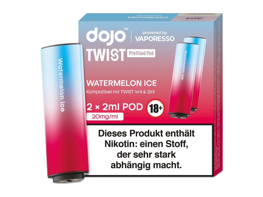 Vaporesso - Dojo - Twist Pod 20 mg/ml - Prefilled - Watermelon Ice