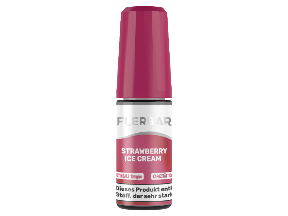 Flerbar Liquid - Nikotinsalz Liquid - Strawberry Ice Cream - 10 mg/ml