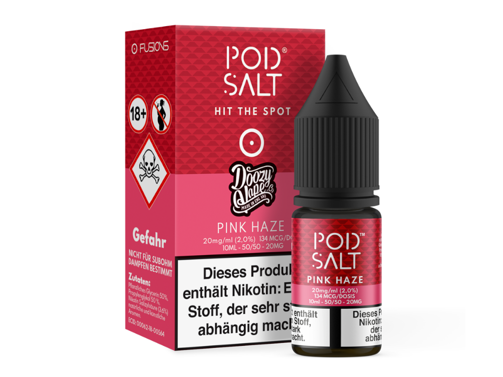 Pod Salt Fusion - Pink Haze - Nikotinsalz Liquid - 20 mg/ml