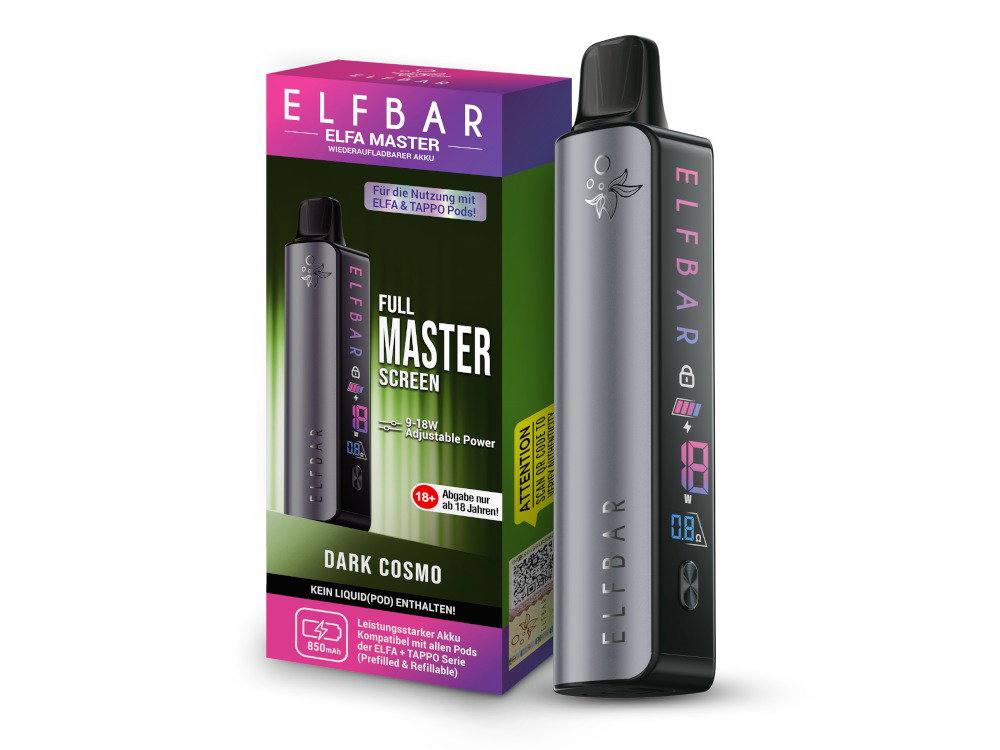 Elfbar Elfa Master 850 mAh Dark Cosmo Elfbar Elfa Master 850 mAh Dark Cosmo
