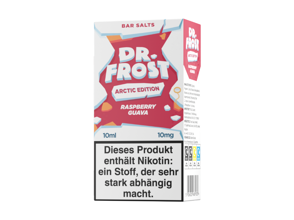 Dr. Frost - Arctic Edition - Nikotinsalz Liquid - Raspberry Guava - 10 mg/ml