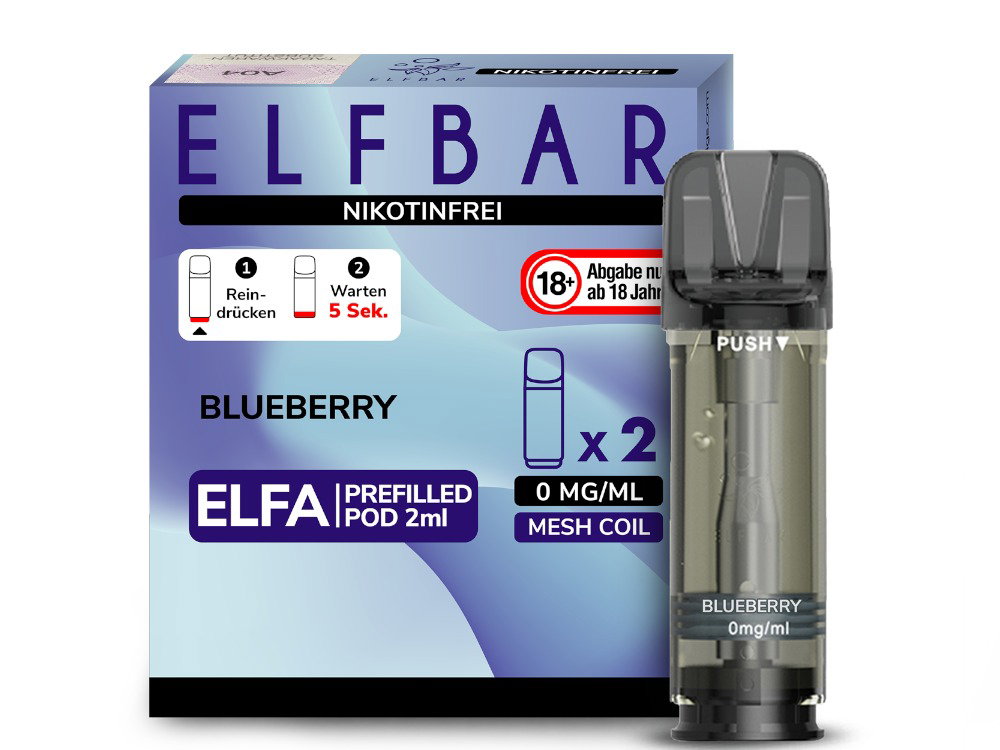 Elfbar Elfa Pod 20 mg/ml - Prefilled - Blueberry