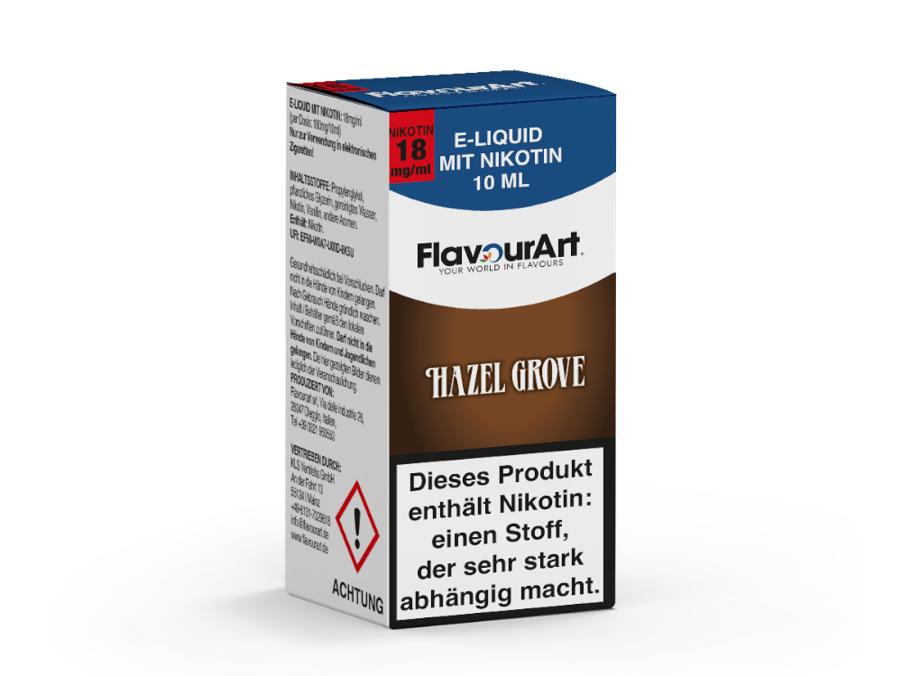 FlavourArt - E-Zigaretten Liquid - Hazel Grove - 18 mg/ml