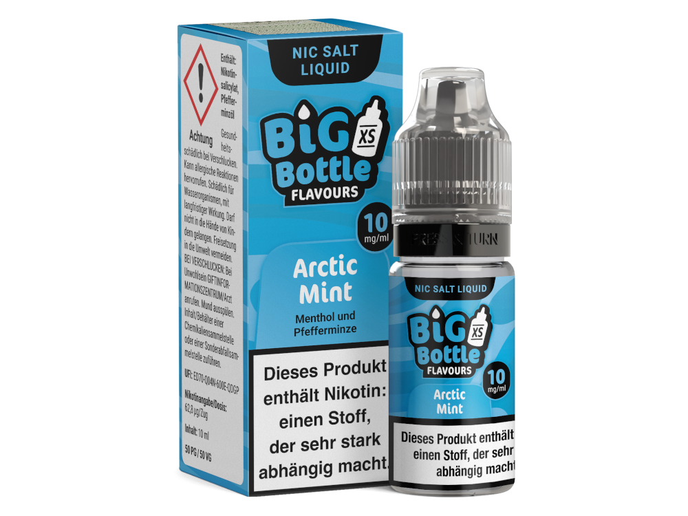 Big Bottle - Artic Mint - Nikotinsalz Liquid - 10 mg/ml