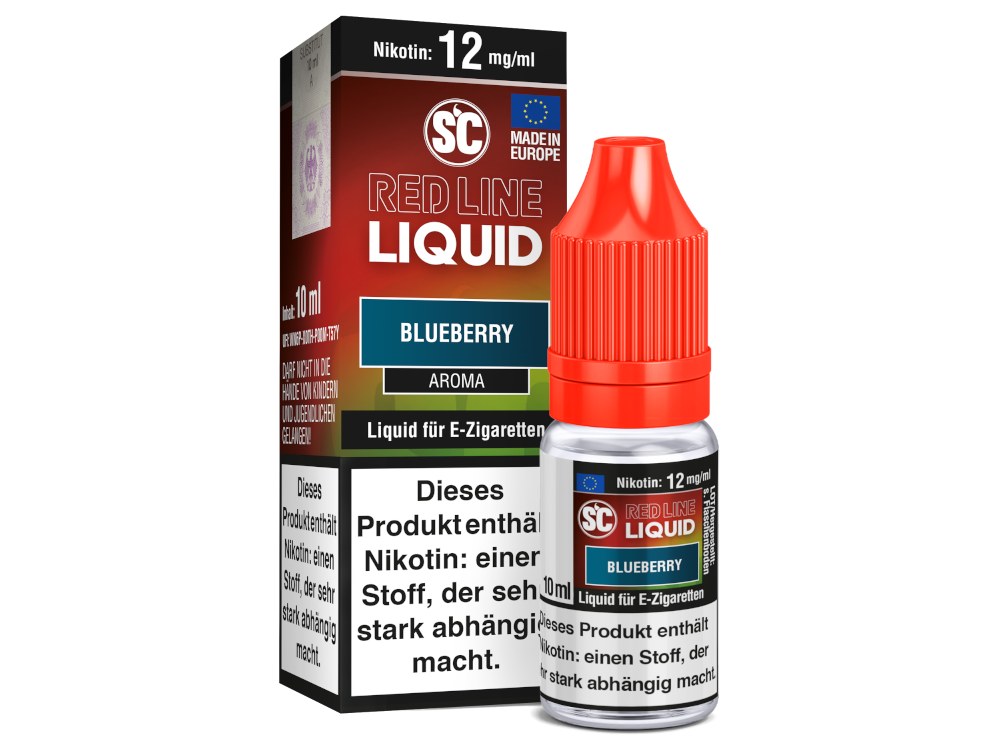 SC - Red Line Nikotin - Blueberry - 12 mg/ml