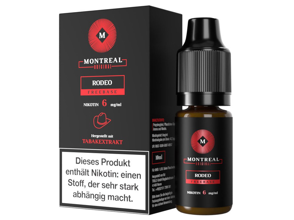 Montreal Original - E-Zigaretten Liquid - Rodeo - 6 mg/ml