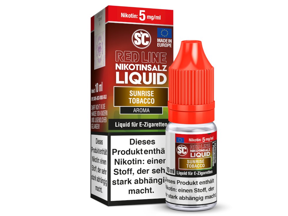 SC - Red Line - Sunrise Tobacco - Nikotinsalz Liquid - 5 mg/ml
