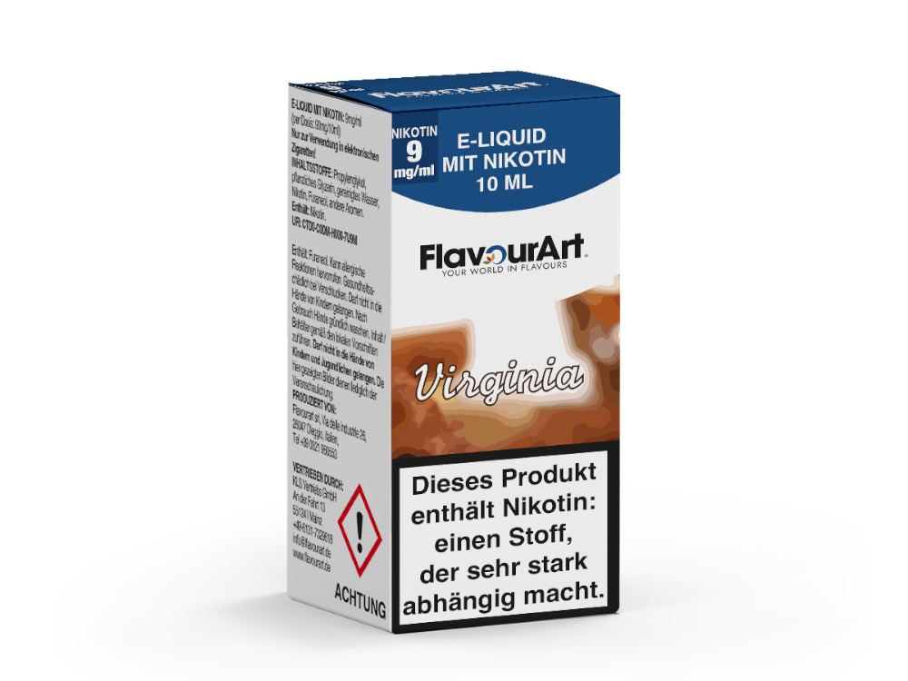 FlavourArt - E-Zigaretten Liquid - Virginia - 9 mg/ml