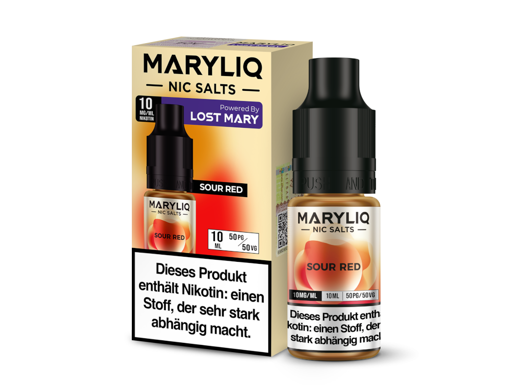 MARYLIQ - Nikotinsalz Liquid - Sour Red - 10 mg/ml