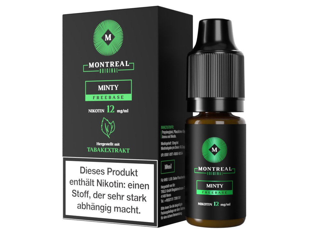 Montreal Original - E-Zigaretten Liquid - Minty - 12 mg/ml