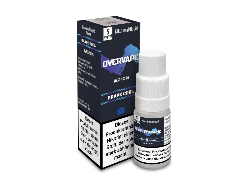 Overvape - Grape Cool - Nikotinsalz Liquid 5 mg/ml