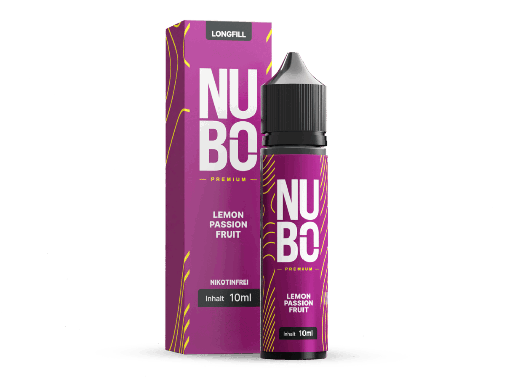 NUBO - Longfills 10 ml - Lemon Passion Fruit