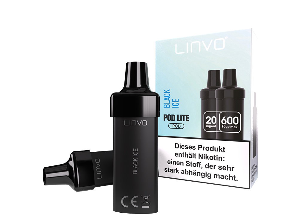 Linvo - Pod Lite Cartridge - Prefilled - Black Ice - 20 mg/ml