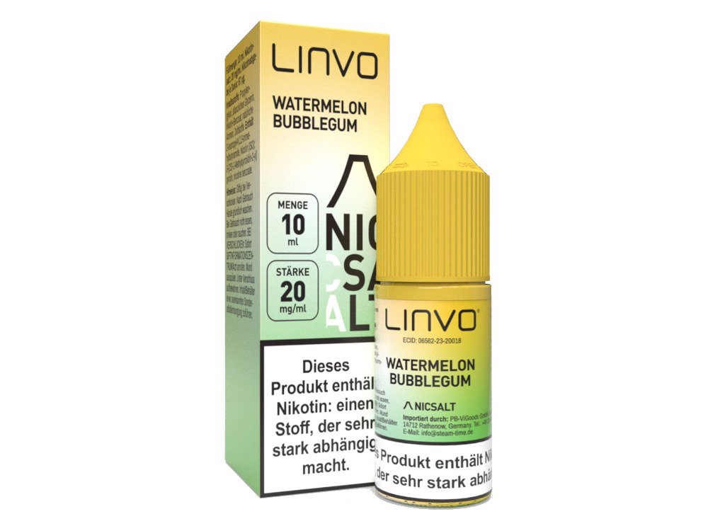 Linvo - Nikotinsalz Liquid - Watermelon Bubblegum - 20 mg/ml