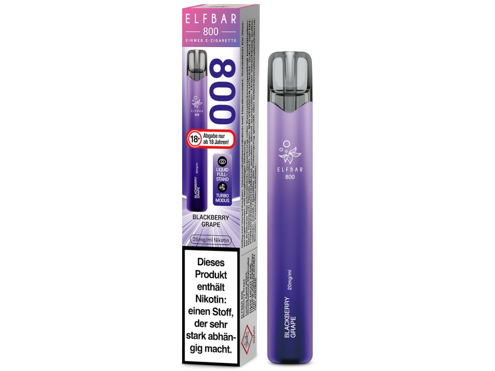 Elfbar 800 Einweg E-Zigarette - Prefilled