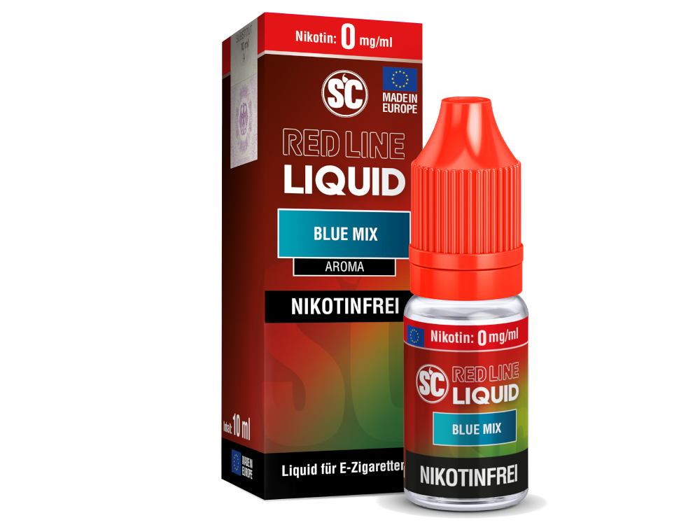 SC - Red Line - Blue Mix - Nikotinsalz Liquid - 0 mg/ml