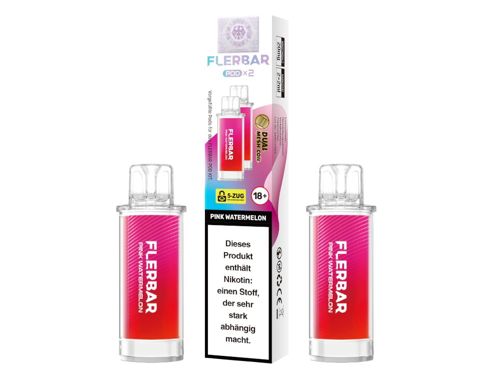 Flerbar - POD - Prefilled - Pink Watermelon
